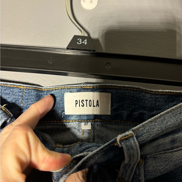 Pistola Presley High Rise Vintage '90s Roller in Del Mar Size 27 - Picture 4 of 5